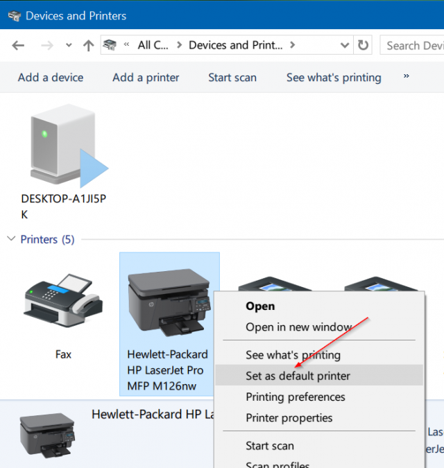 Cara Mengubah Printer Default Di Windows 10 – CaraDasar