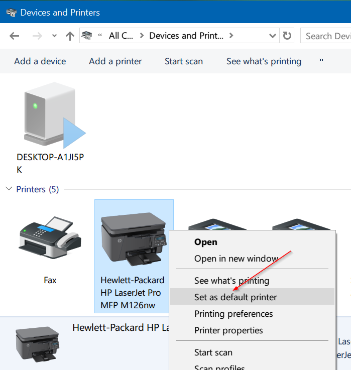 Cara Mengubah Printer Default di Windows 10