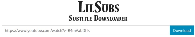 lilsubs subtitle downloader