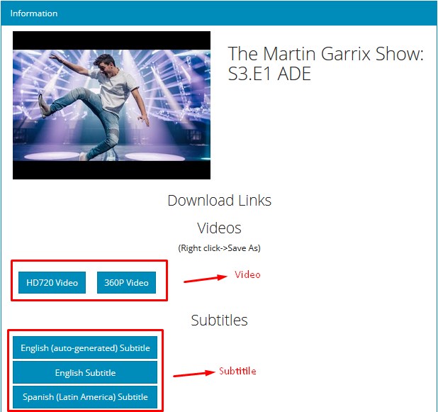 download subtitles from youtube
