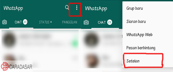Cara Mengubah Wallpaper WhatsApp untuk semua kontak di Android
